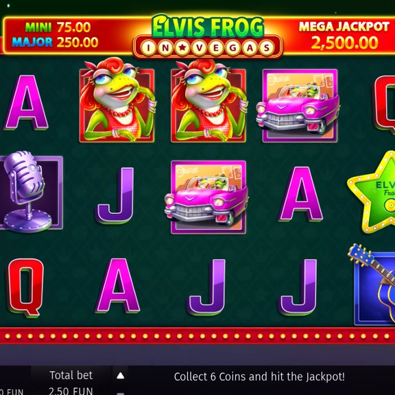 Elvis Frog in Vegas